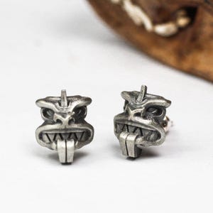 Animalmasks, totems, earrings, bronze, northwest tribes, art renaissance culture, ancient creatures, animalsculptures, customwildlifejewelry