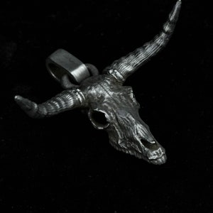 Gothic Sheep Head Ring Goat Handmade Jewelry Ancient Greek Mythology Zeus&#39;s Attendant Demon Satan 925 Silver Brass Men Women Peace