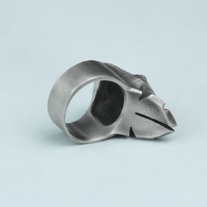 Spartan Paladin Gladiator Helmet Ring\925 Sterling Silver Ring, Men's ...