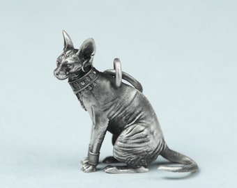 Ancient Egypt - Abyssinian Cat - Pendant Necklace - Cat Jewelry - Abyssinian Valentine&#39;s Day Gift - 3 Pieces Memorial Cat Accessories