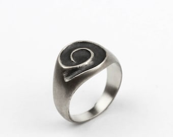 Vintage Mexican 925 Silver Signet Ring | Bold Square Face