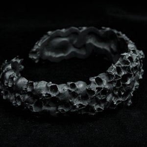 Thousand Faced Skull Thick Bracelet Men&#39;s Gothic Death Ghost Satan Hell Demon Adjustable Size Silver Bracelet Artisan Custom Jewelry