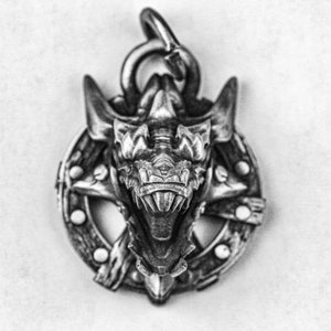 Tyrannosaurus Rex Pendant Necklace Dinosaur Original Cameo Design Silver Jewelry Animal Myth Fossil 925 Silver Brass Men and Women