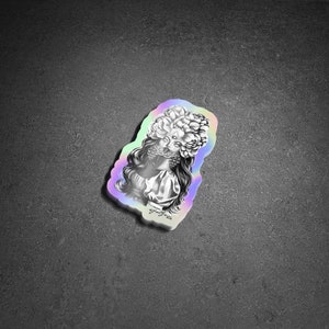 Flower Girl Holographic Sticker