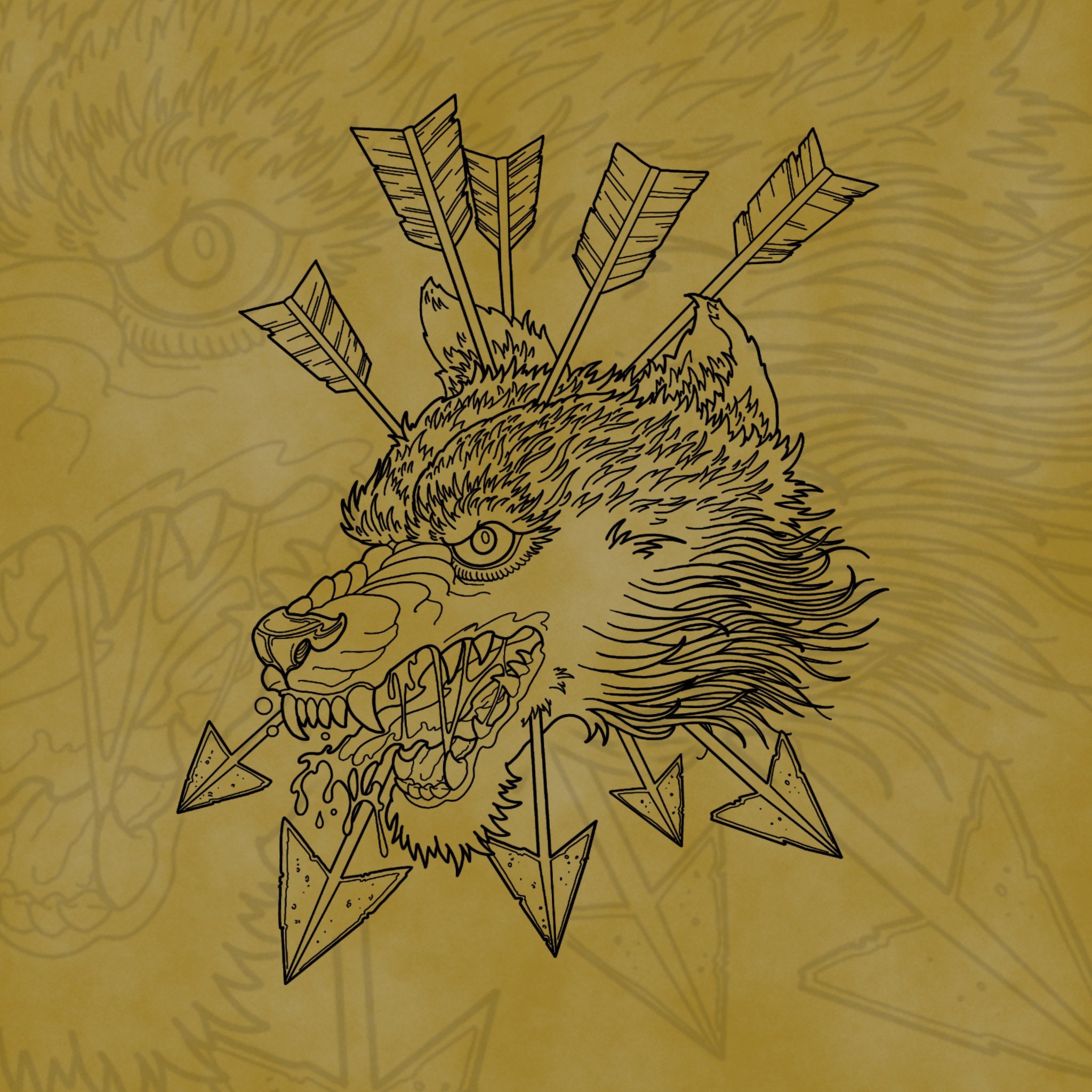 Procreate Tattoo, Flash Design, Stamp Set for Procreate - Etsy