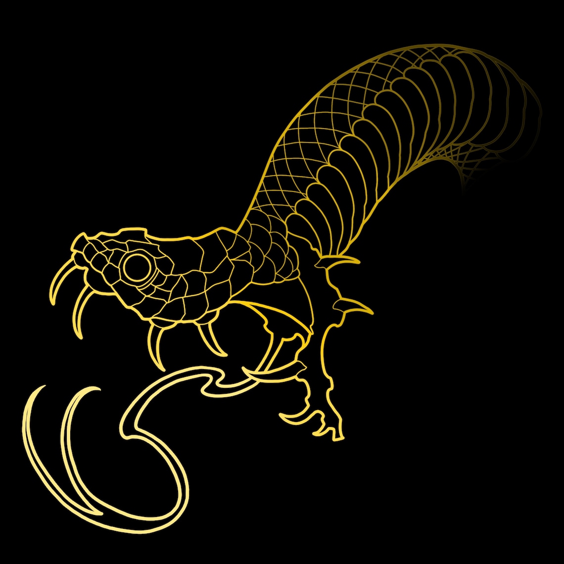 Procreate Tattoo Brush Set Snake Design Builder Snake Stamp Etsy Canada