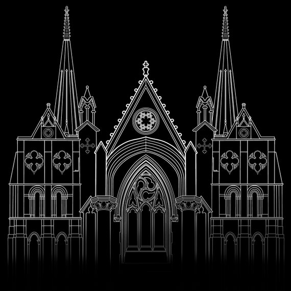Tatuaje Procreate Iglesia gótica juego de sellos para - Etsy México Tatuaje Procreate Iglesia gótica juego de sellos para - Etsy México