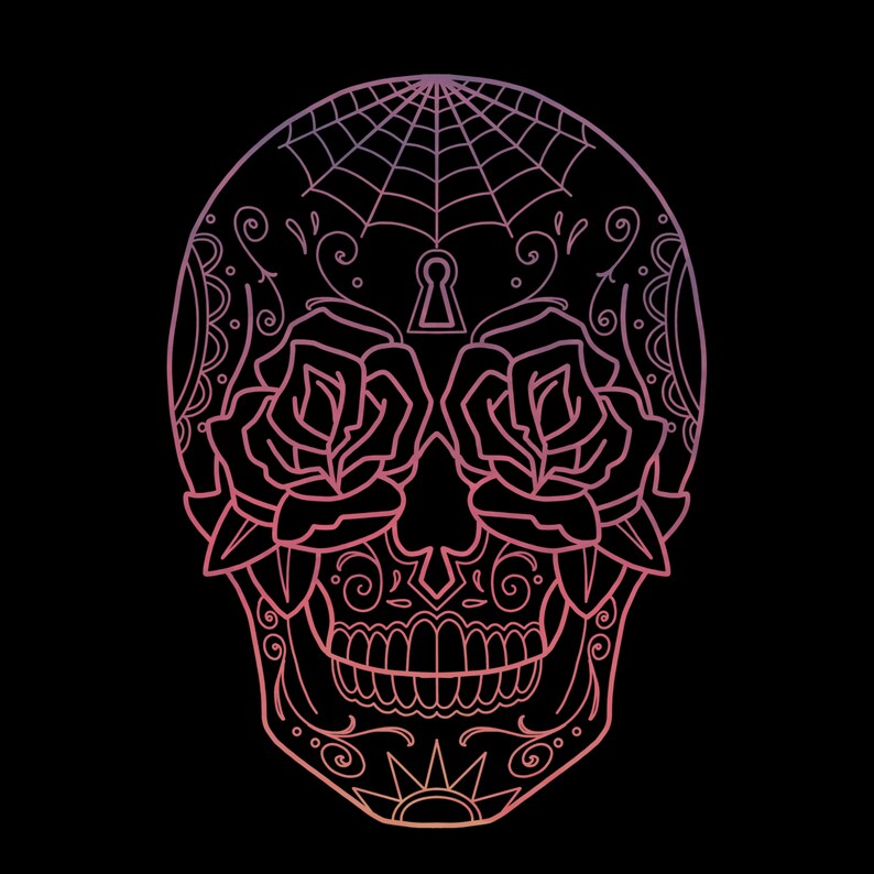 Procreate Tattoo, Mexican, Candy Skull , Brush Set for Procreate