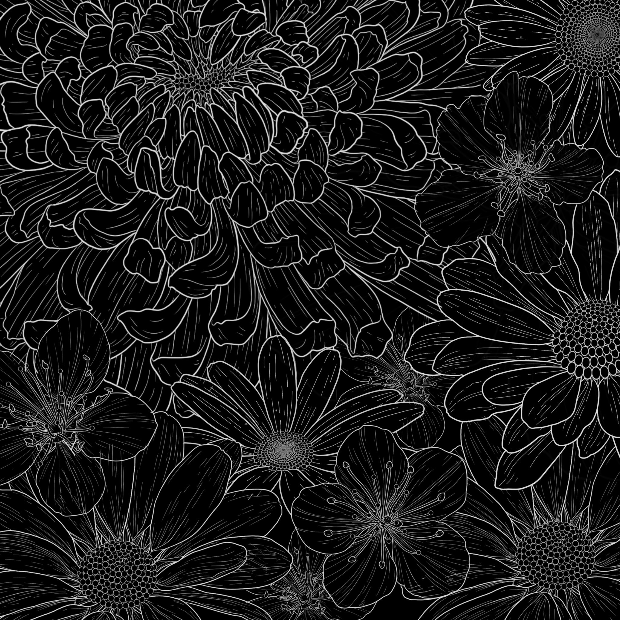 Procreate Brush Set-flower Stamp Set | Etsy
