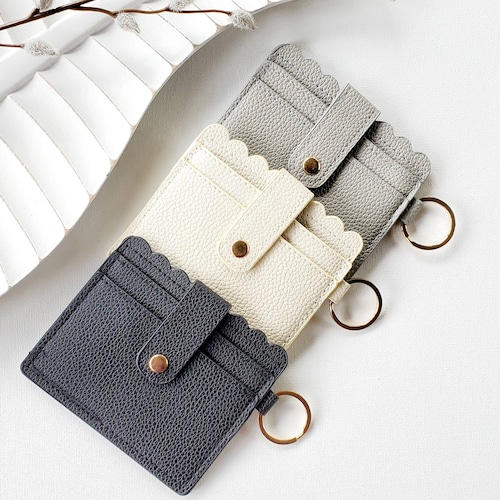 Wristlet Wallets Keychain Card Wallets Small Keychain Etsy