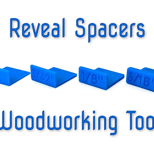 Woodworking reveal spacers | L-shape
