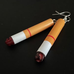 cigarette earrings
