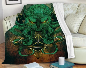 KESS InHouse MaJoBV Pulpo Green Octopus Fleece Baby Blanket 40 x 30 KESS InHouse MaJoBV Pulpo Green Octopus Fleece Baby Blanket 40 x 30