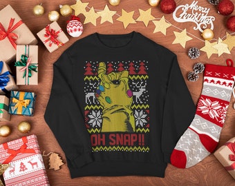 christmas sweater superhero