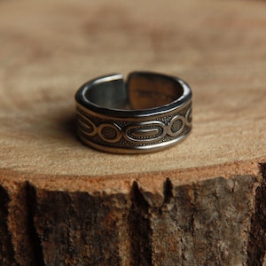Spoon Ring, Fork Ring, Silverware Jewelry, Waterproof Rings, Spoon Ring Man, Silver Spoon Ring, Flower Ring, Stainless Steel Spoon Ring