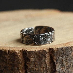 Spoon Ring, Fork Ring, Silverware Jewelry, Waterproof Rings, Spoon Ring Man, Silver Spoon Ring, Flower Ring, Stainless Steel Spoon Ring