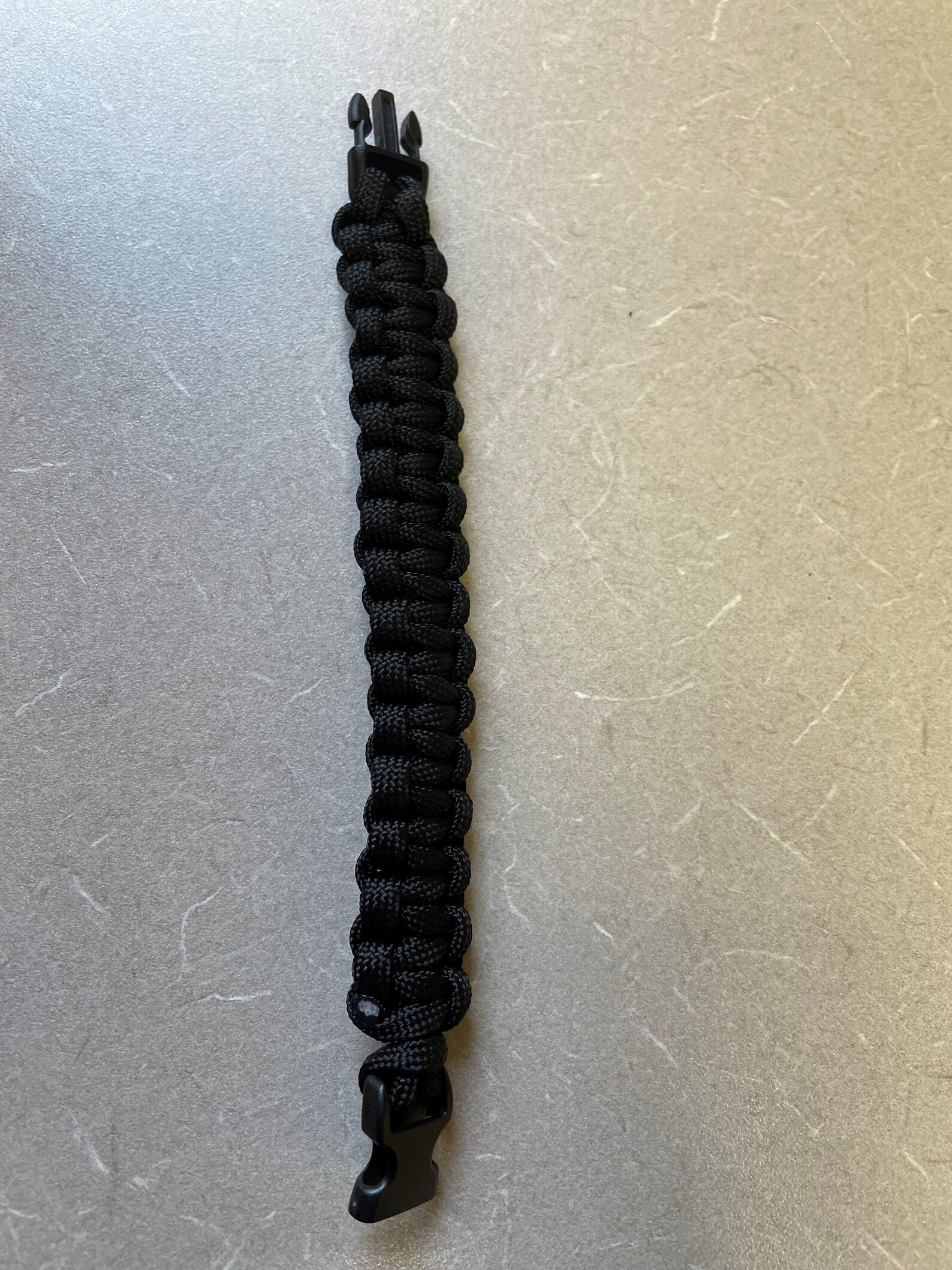 Black Paracord Bracelet Etsy