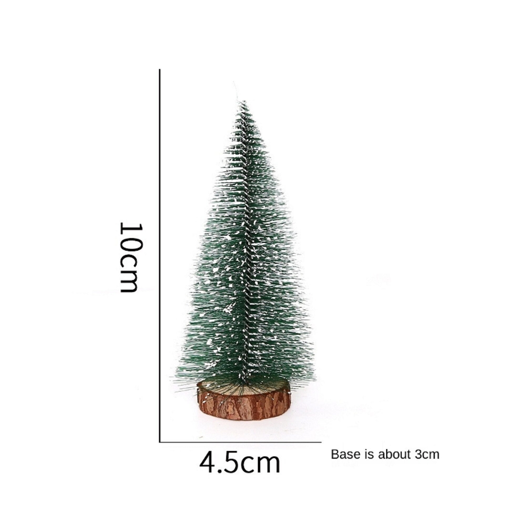 4 Miniatur Weihnachtsbaum mit LED Tannenbaum Miniatur Etsy