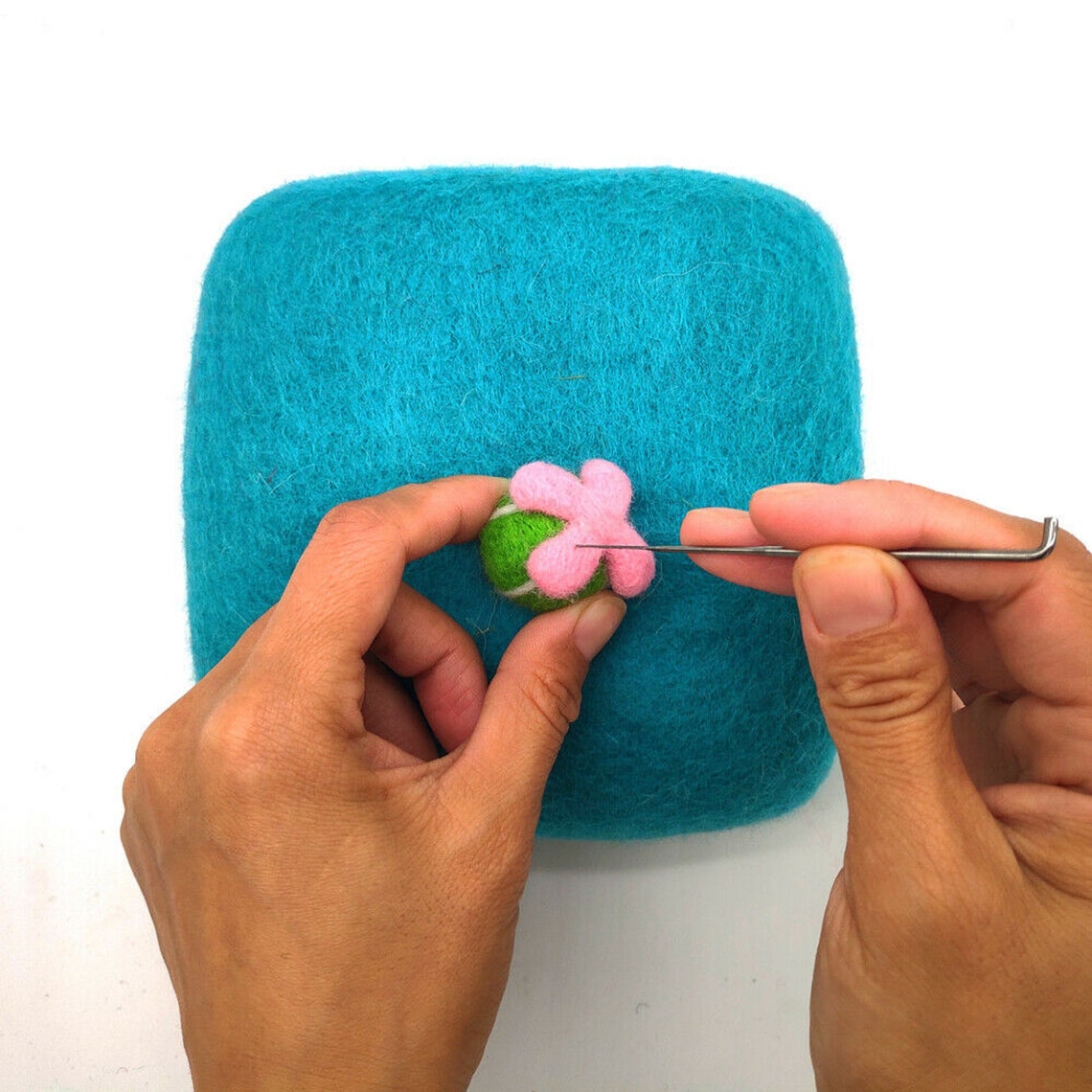 Woolen Felting Mat for Needle Felting Kit Handmade by Artist Etsy