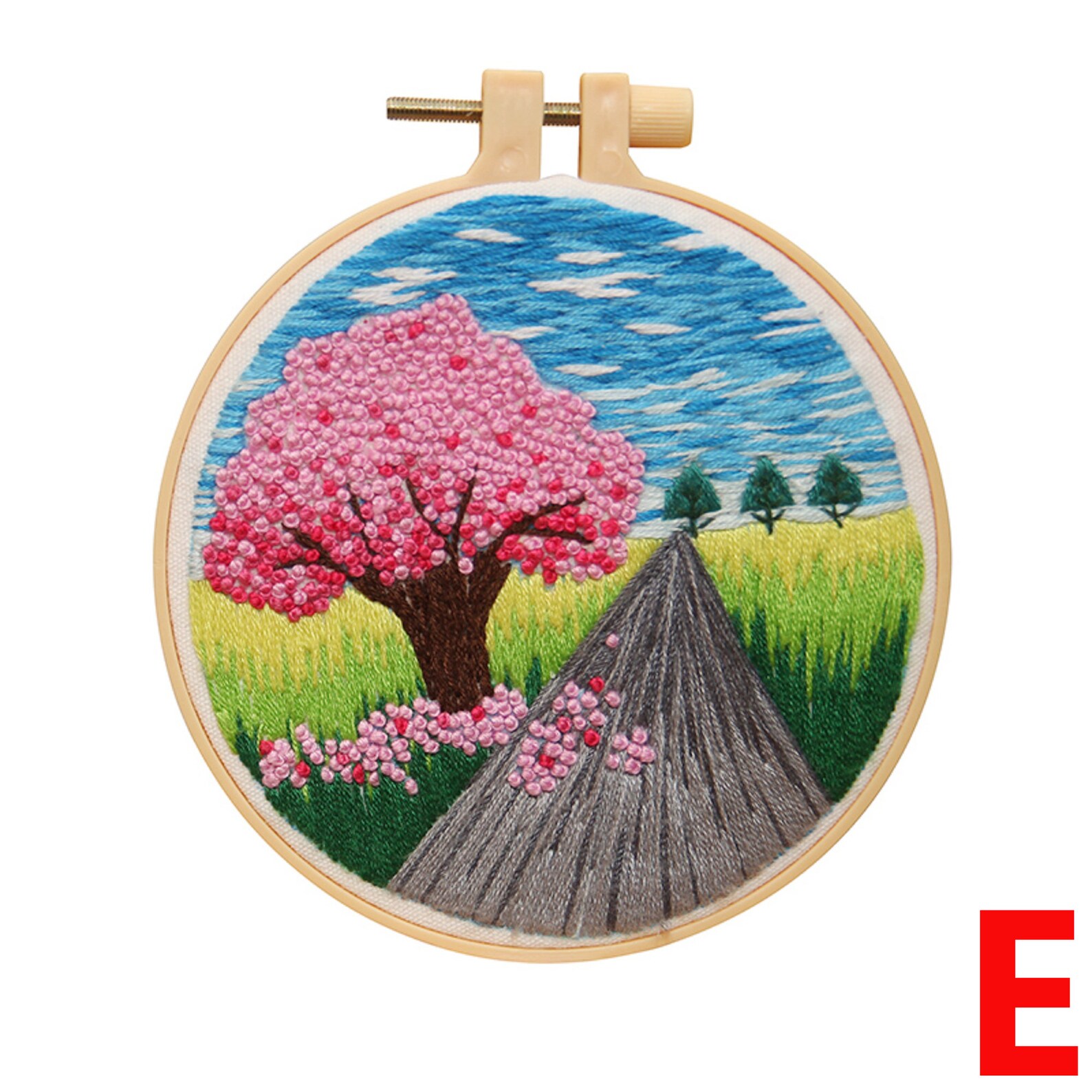 Landscape Embroidery Kit Mini Embroidery Set Embroidery Etsy