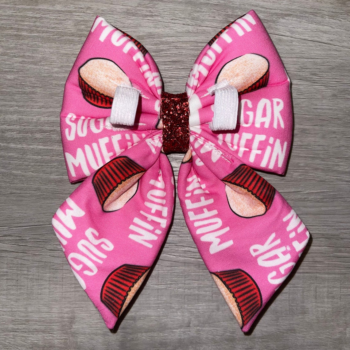 Zucker Muffin rosa Hund Sailor Bogen Hund Bowtie Etsy