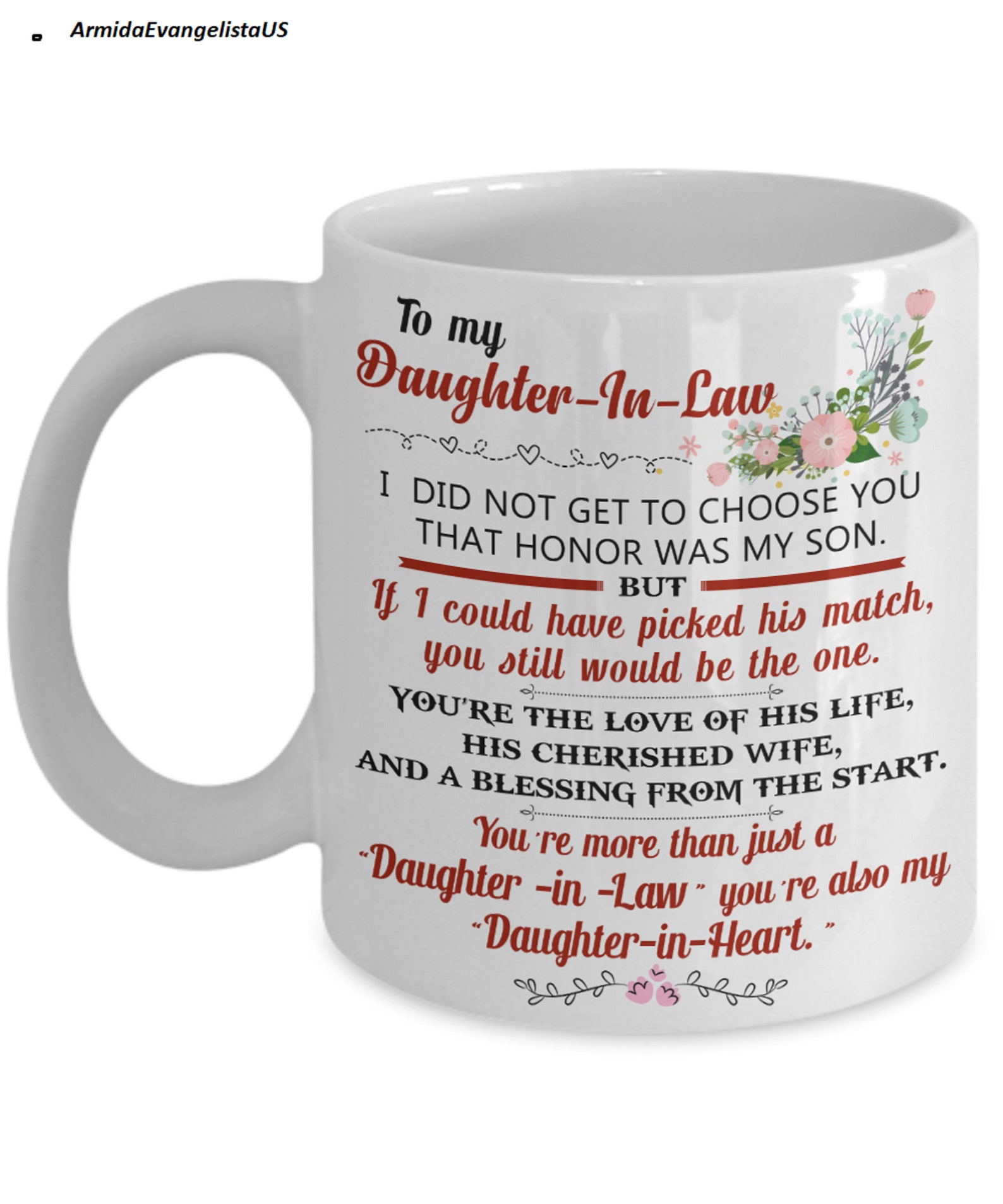 Daughter In Law Surprise Your DaughterinLaw Coffee Mug Etsy