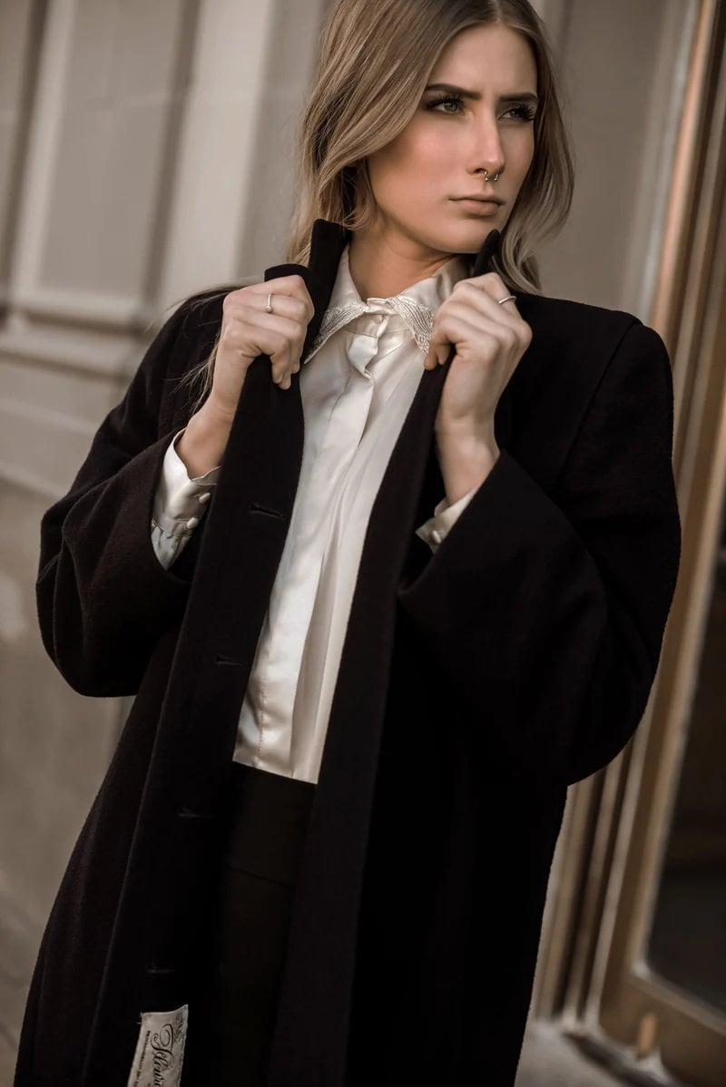 Fleurette cashmere coat sale