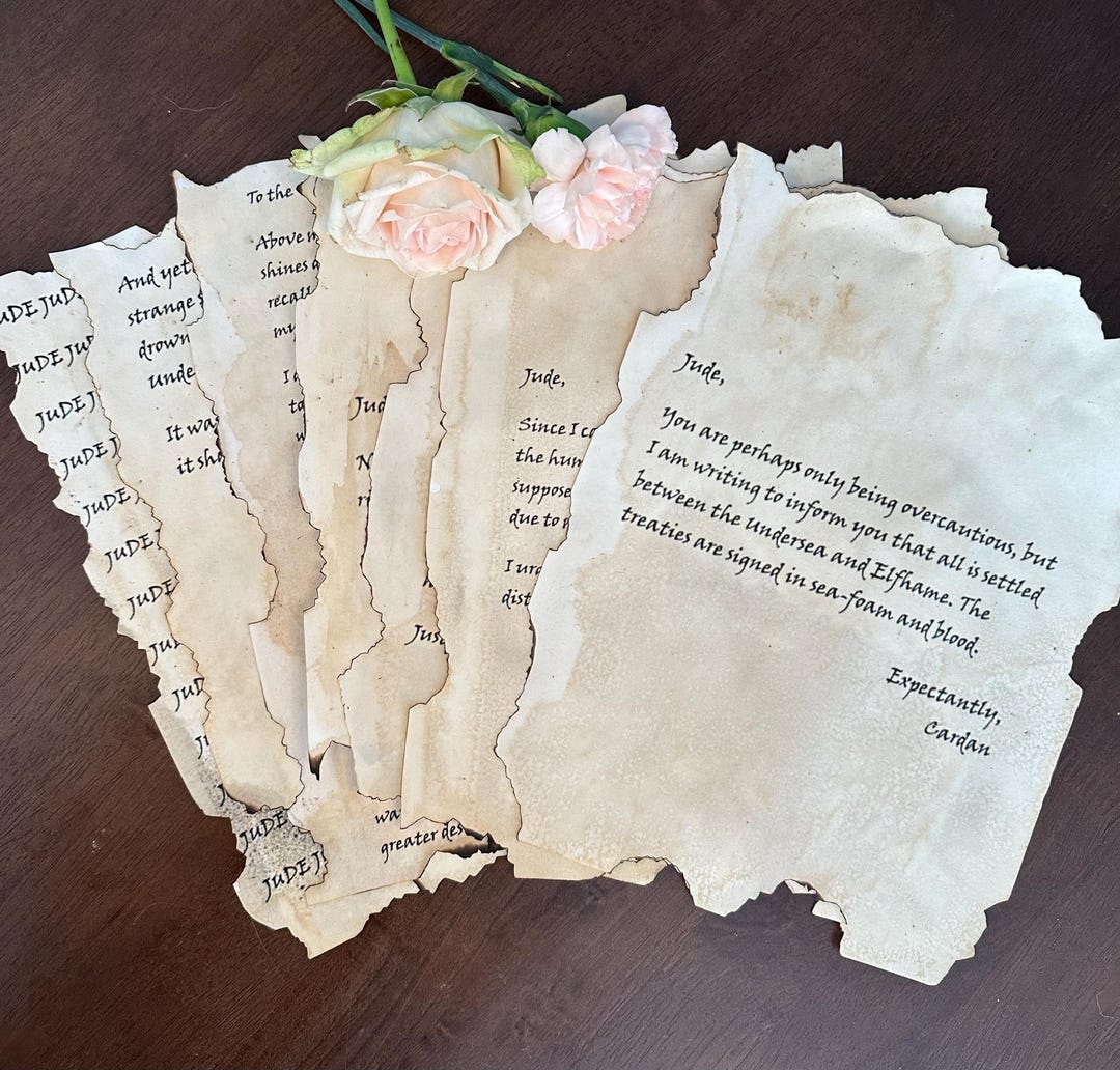 Cardans Letters to Jude - All 7 Letters From the Folk of the Air ...