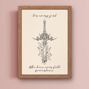 Powerless quote, digital print wall art. powerless by Lauren Robert’s