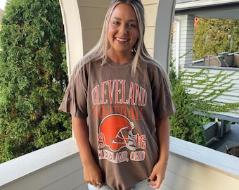 Unisex Cleveland Browns Football Comfort Colors T-Shirt