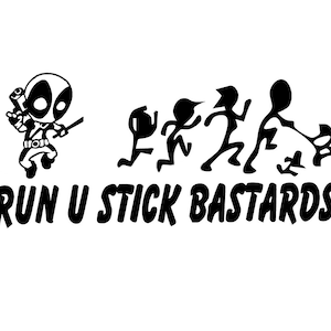 Kill Stick Family Car Decal