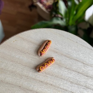 Boucles d’oreilles Hotdog (Stud ou Dangle)