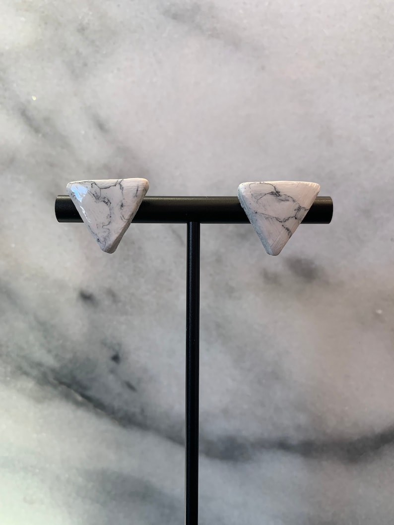 Triangle Stud Earrings