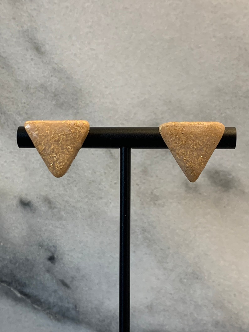 Triangle Stud Earrings