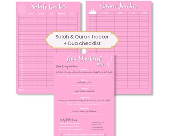 Salah & Quran tracker plus Dua Checklist