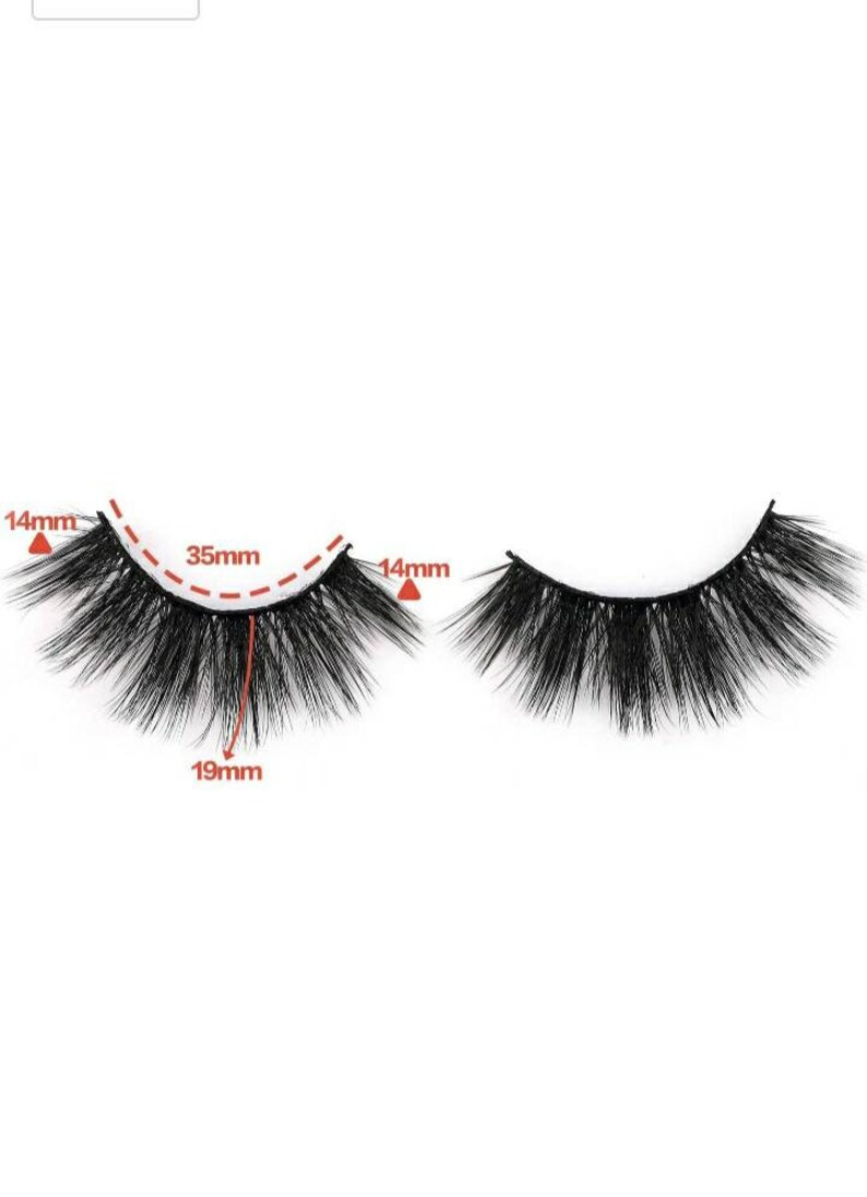 25MM Lashes Faux Mink Lashes False Eyelashes 4 Pairs Dramatic Mink