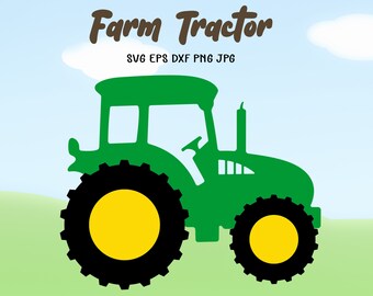 Download Farm Tractor Svg Etsy