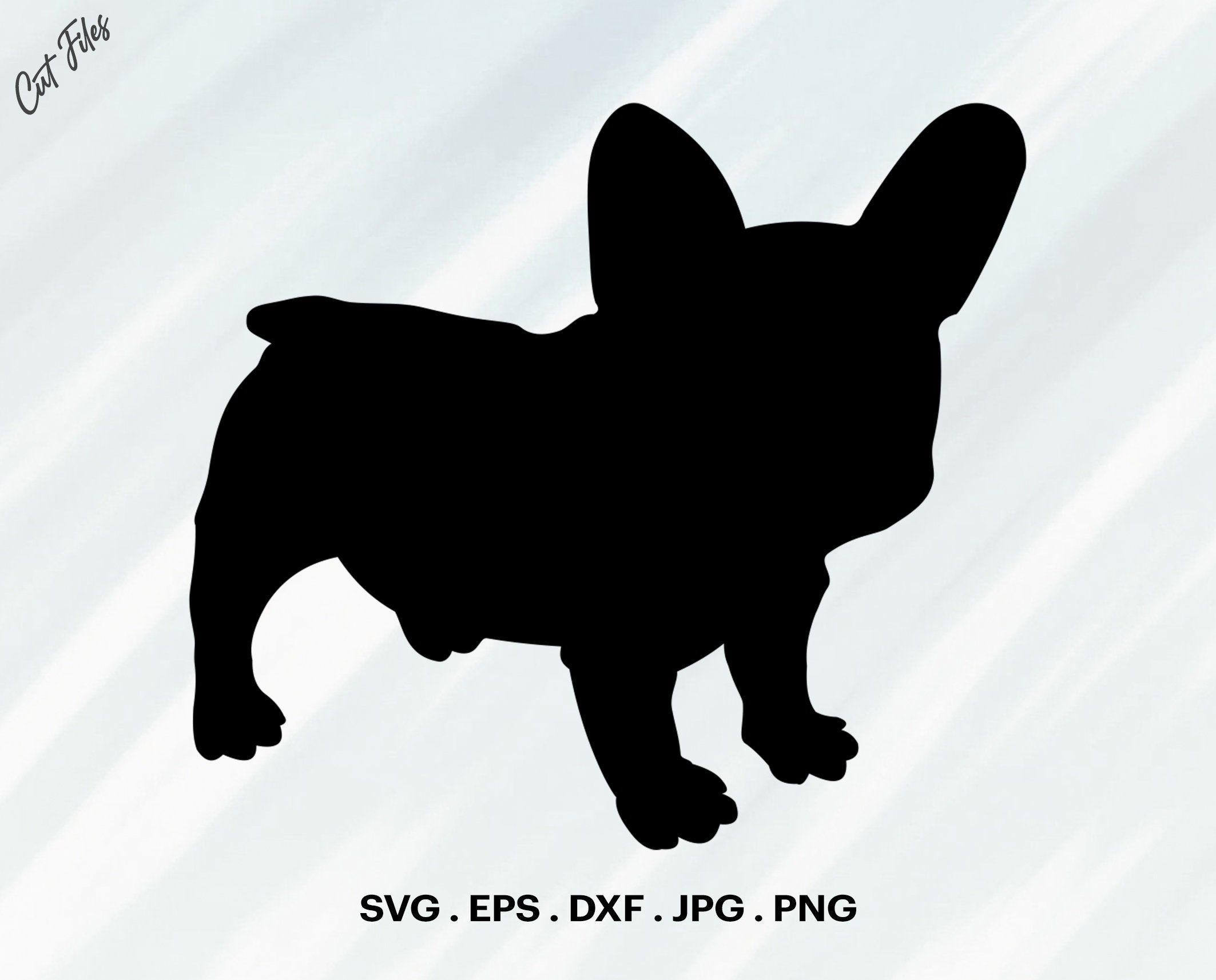 French Bulldog SVG Frenchie French Bulldog SVG Cut File For | Etsy