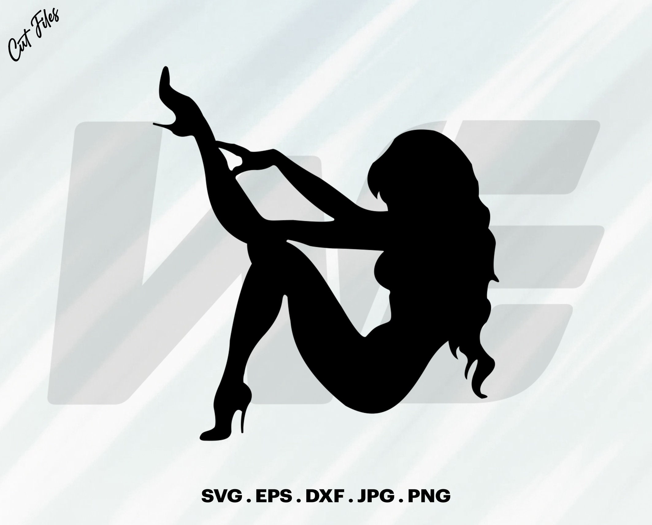 Sexy Girl Silhouette Sexy Girl Svg Cut File For Cricut Etsy UK