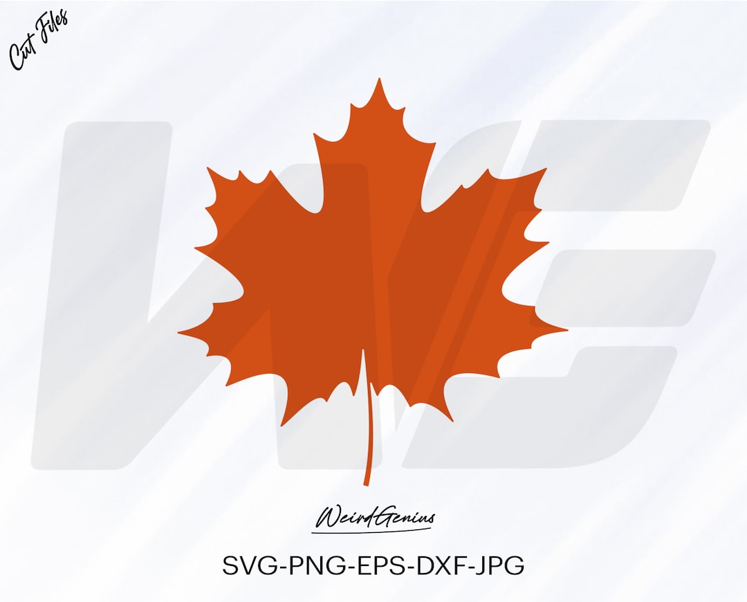 Maple Leaf Svg Digital Download High Quality File Cut File - Etsy