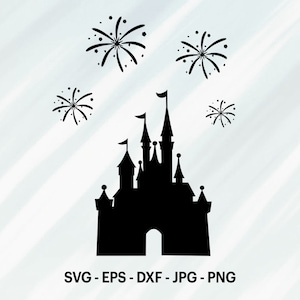 Castle SVG, Cut File For cricut, Clipart, Digital Download, Vector, Silhoutte, Svg, Eps, Dxf, Png, Jpg