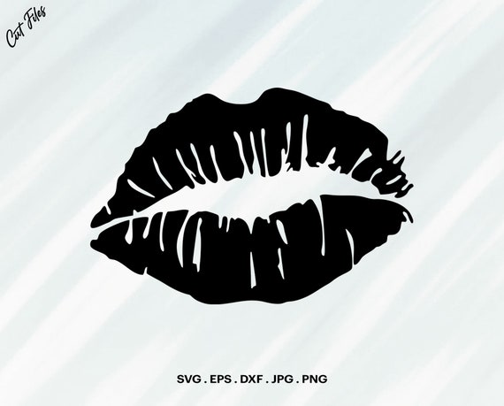 Kiss SVG Lips SVG Cut File for Cricut Clipart Digital | Etsy