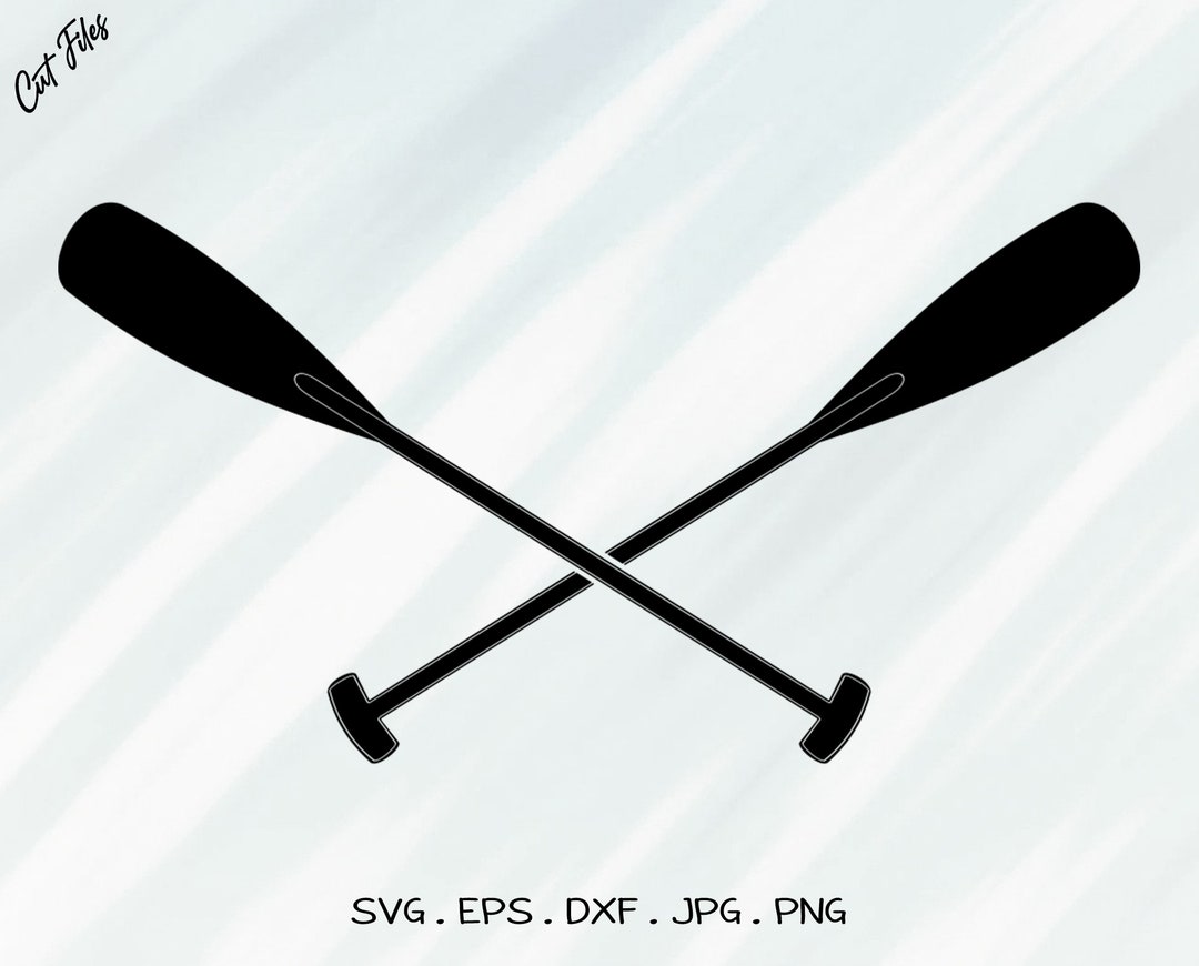 Pddles Svg, Crossed Paddles SVG, Cut File for Cricut, Clipart, Digital