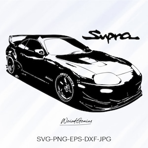 Japan Car Svg, JDM Car Svg, Abstract Car Svg, Sports Car Svg, Instant Download Svg, High Quality File, Svg, Png, Eps, Dxf, Jpg.