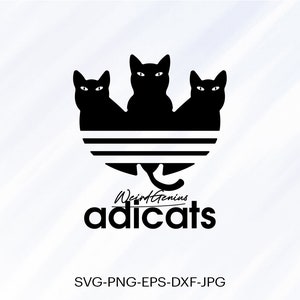 Adicats Funny Cat Svg, Cat Svg, Instant Download Svg, High Quality File, Svg, Png, Eps, Dxf, Jpg, Digital Download.