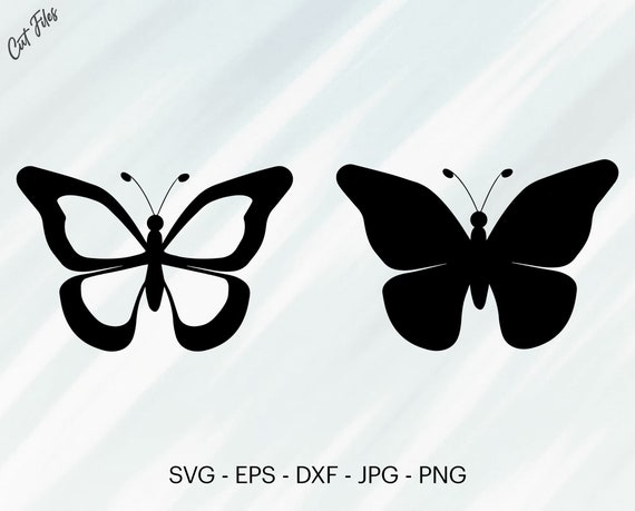 Butterfly SVG Butterfly Outline SVG Cut File for Cricut | Etsy