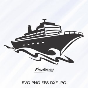 Cruise Ship SVG, Family Cruise Ship Svg, Ship Svg, Instant Download Svg, High Quality File, Svg, Png, Eps, Dxf, Jpg, Digital Download.