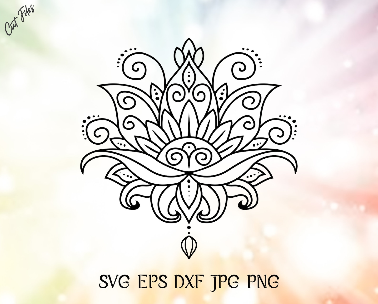 Lotus Svg Cut File Lotus Mandala Svg Lotus Flower Clip Art - Etsy