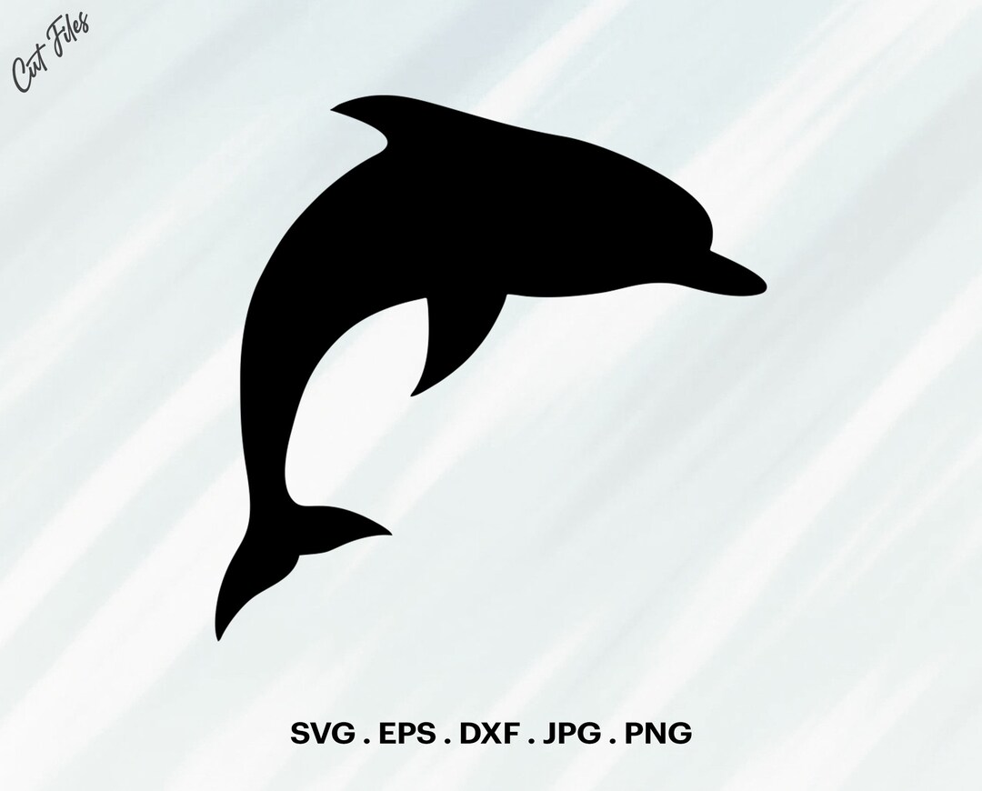 Dolphin SVG Cut File for Cricut Clipart Digital Download - Etsy