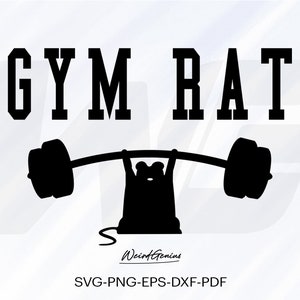 Gym Rat - Camiseta de entrenamiento para sentadillas